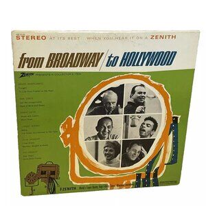 Various From Broadway To Hollywood (Vinyl) Zenith CSP 213S VG LP Record Album